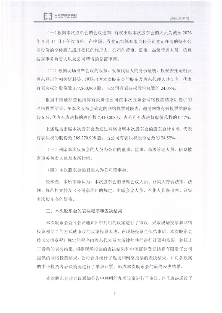 金鹤5:天禾(上海)律师事务所关于金鹤农业股份有限公司2025年年度股东会之法律意见书(图5)